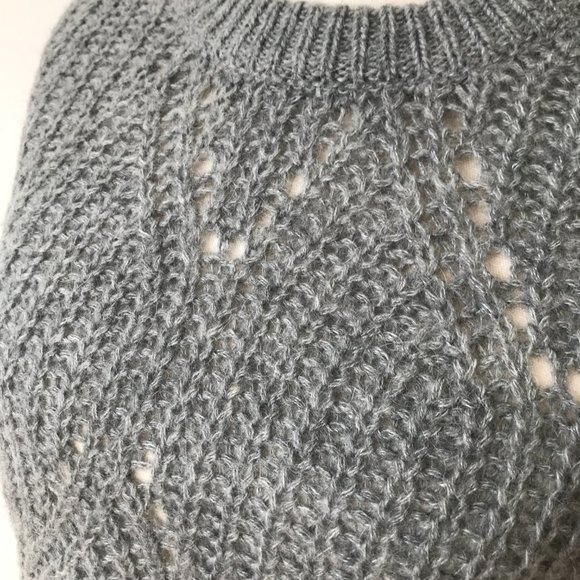 Abercrombie & Fitch Wool Grey Sweater - Picture 6 of 8